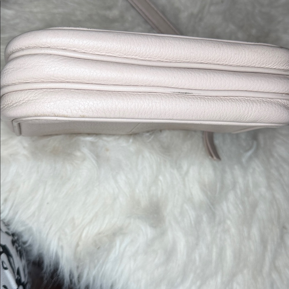 Tory Burch like new condition leather light blush Crossbody. Gold hardware. - Picture 12 of 12